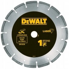 Deimantinis pjovimo diskas DeWalt; Ø230 mm DT3743-XJ