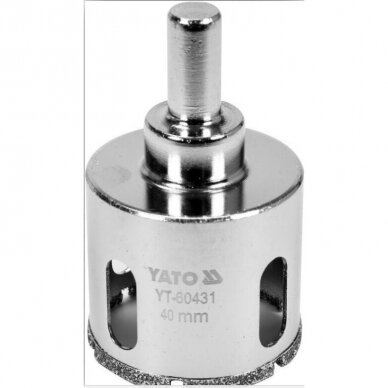 Deimantinė gręžimo karūna Yato YT-60431; 40 mm 1