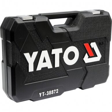 Įrankių komplektas Yato YT-38872; 128 vnt. 1