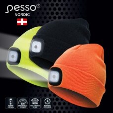 Kepurė su įkraunama LED lempute, STD, Pesso
