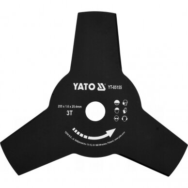 Peilis trimeriui Yato YT-85155