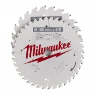 Pjovimo diskų medienai komplektas165 x 15.8 mm, 24/40 dantų; Milwaukee 4932479837