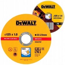 Pjovimo diskas DeWalt DT3507; 125x1mm; 10 vnt.