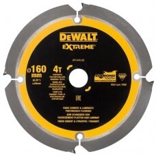 Pjovimo diskas fibrocementui DeWalt; 160x1,8x20,0 mm; Z4; 12° DT1470