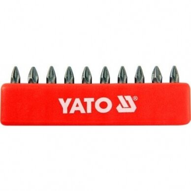 Sukimo antgalių rinkinys Yato YT-0470; PZ1; 25 mm; 10 vnt.